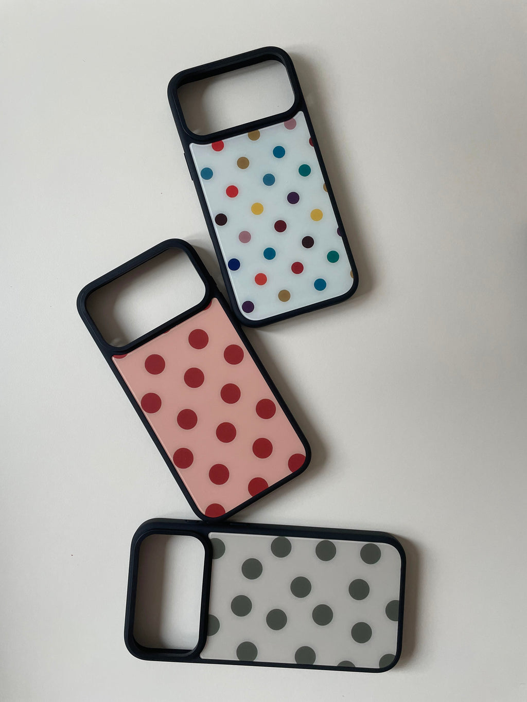 Matte Magnetic Polka Dot, Plaid & Stripe Phone Case, Shockproof Light Tough Cover for iPhone – Mewvia