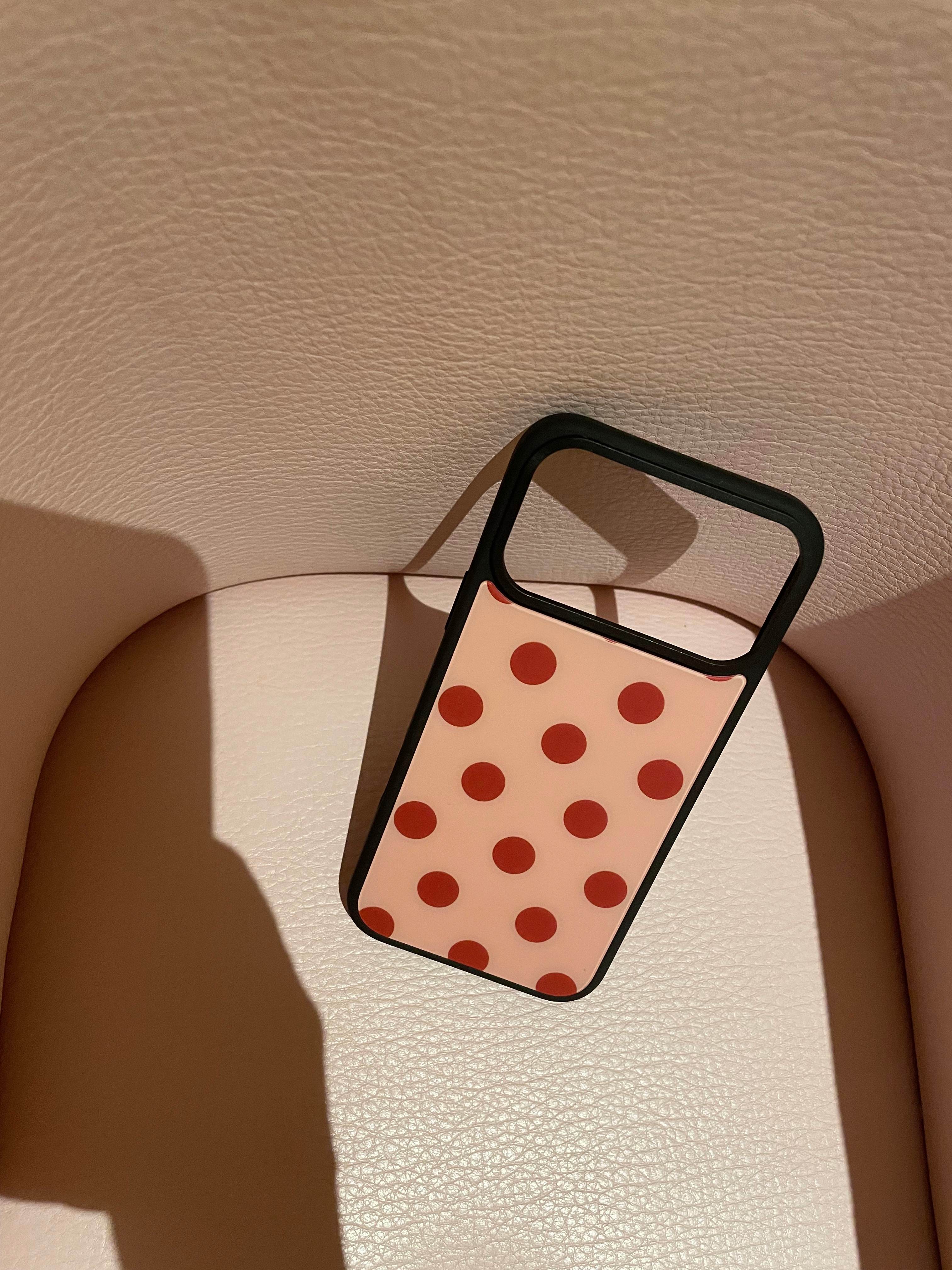 Matte Magnetic Polka Dot, Plaid & Stripe Phone Case, Shockproof Light Tough Cover for iPhone – Mewvia