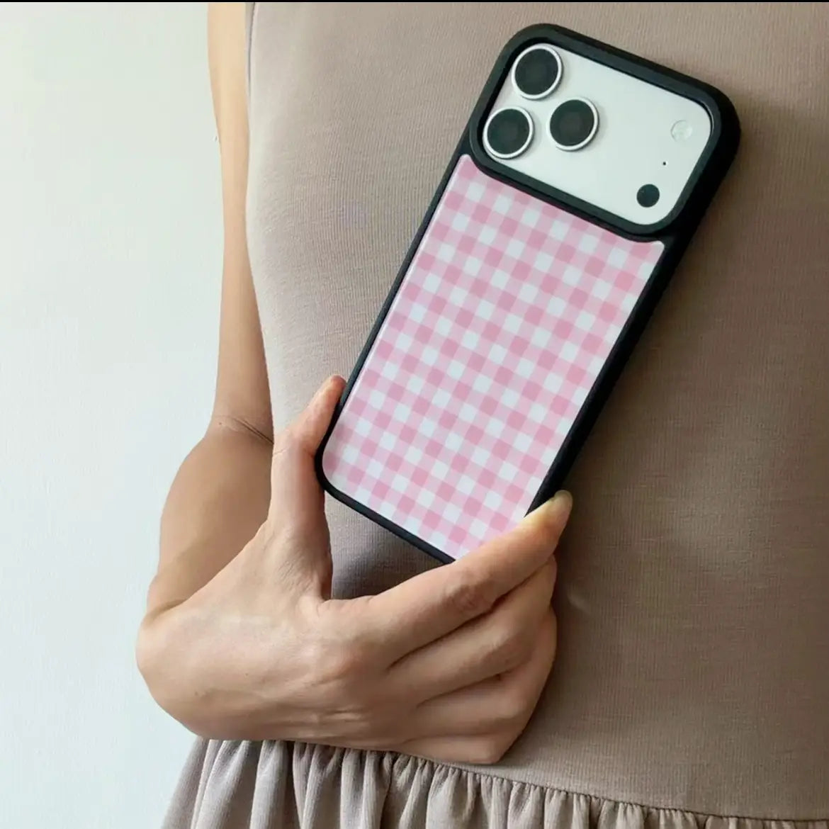 Matte Phone Case Bundle for iPhone, Polka Dot, Plaid & Stripe MagSafe Light Tough Cover Set – Mewvia