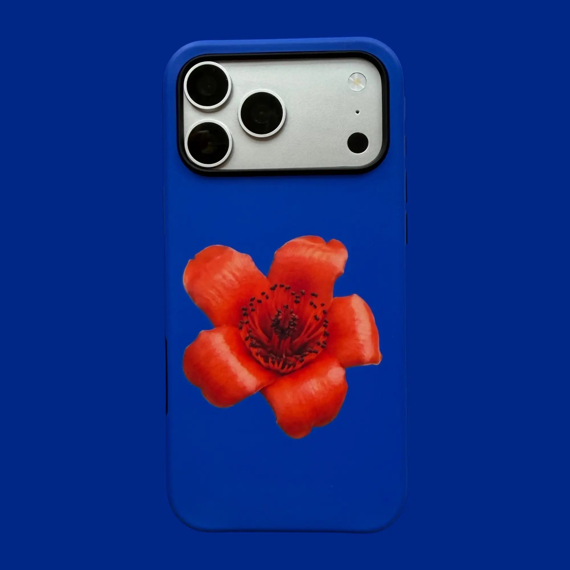Colorful Colorblock Floral Phone Case Bundle, Vibrant Pop Art MagSafe Matte Cover & Accessories Set