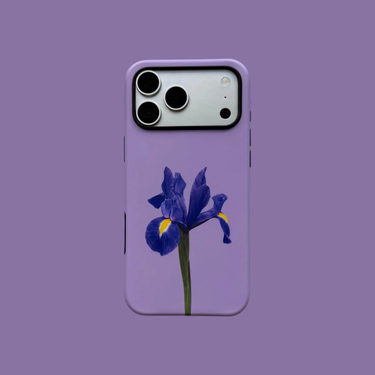 Colorful Colorblock Floral Phone Case Bundle, Vibrant Pop Art MagSafe Matte Cover & Accessories Set