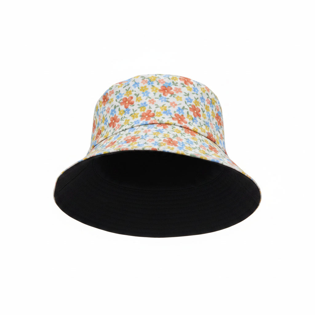 Spring Meadow-Aesthetic Floral Bucket Hat
