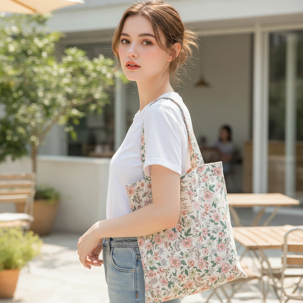 The 'Meadow' Floral Tote