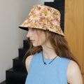 Vintage Daisy-Aesthetic Floral Bucket Hat