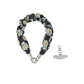 Dark Meadow- Floral Scrunchie Phone Wristlet Lanyard