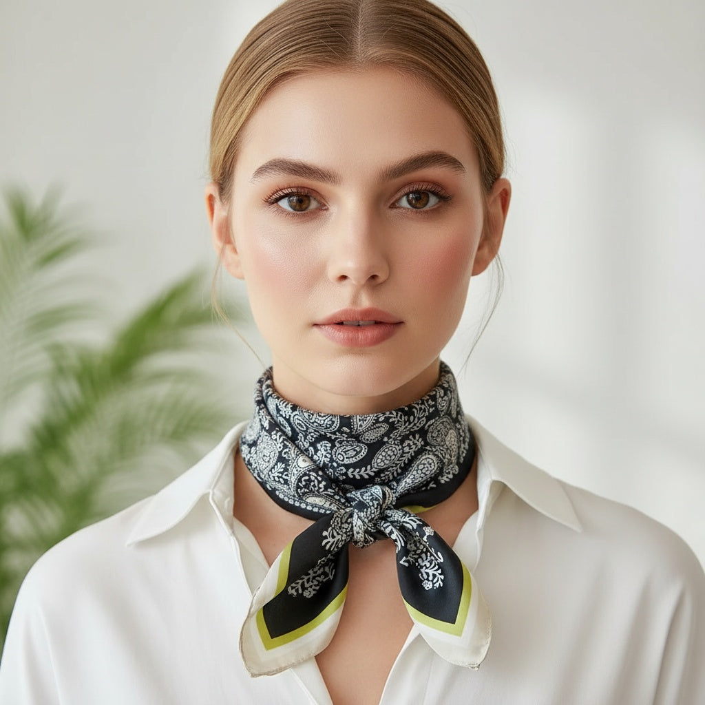 The 'Latte' Bandana Scarf