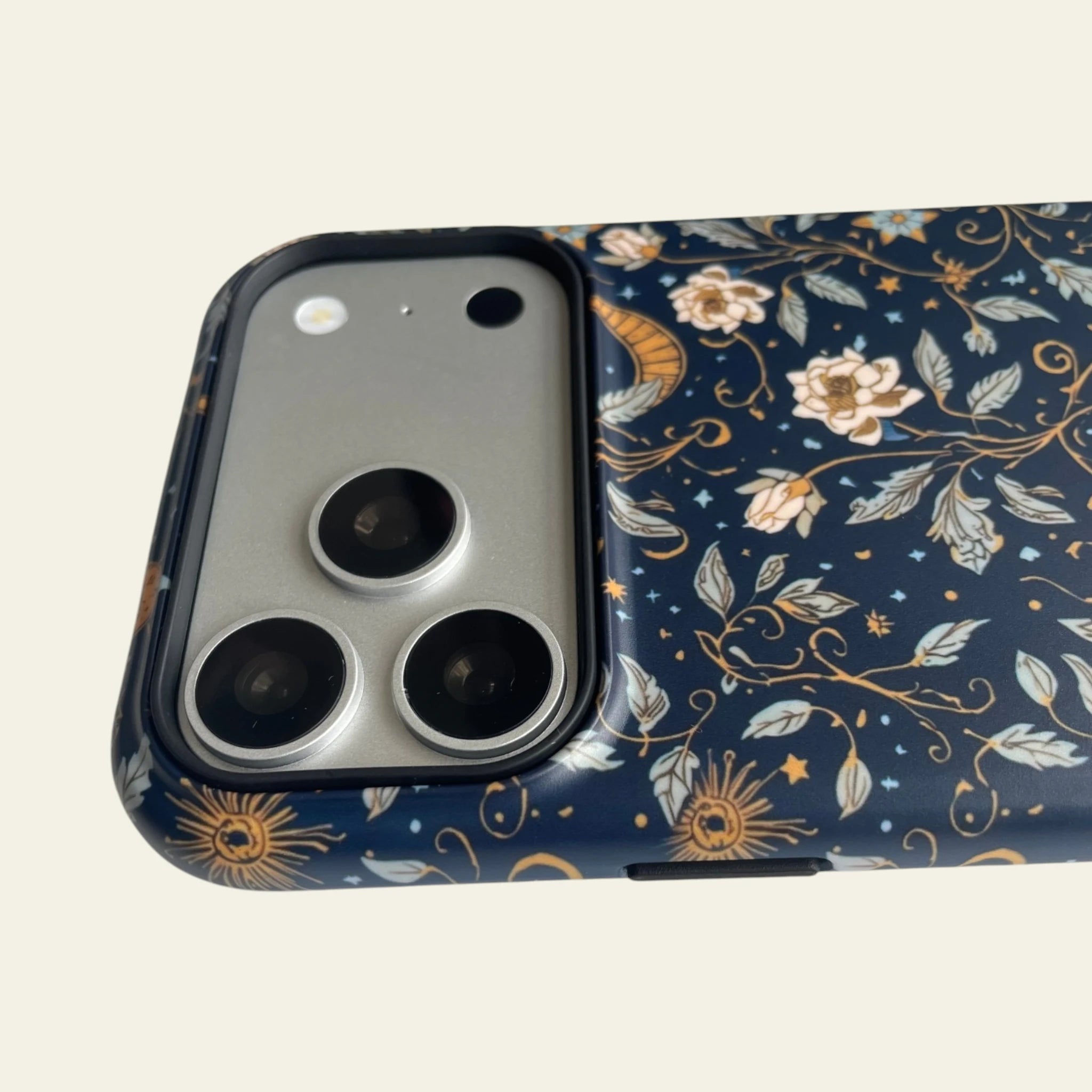 Close-up of the high-quality matte material on the iPhone 17 Pro Max case, designed to be fingerprint-resistant and not easy to fade.