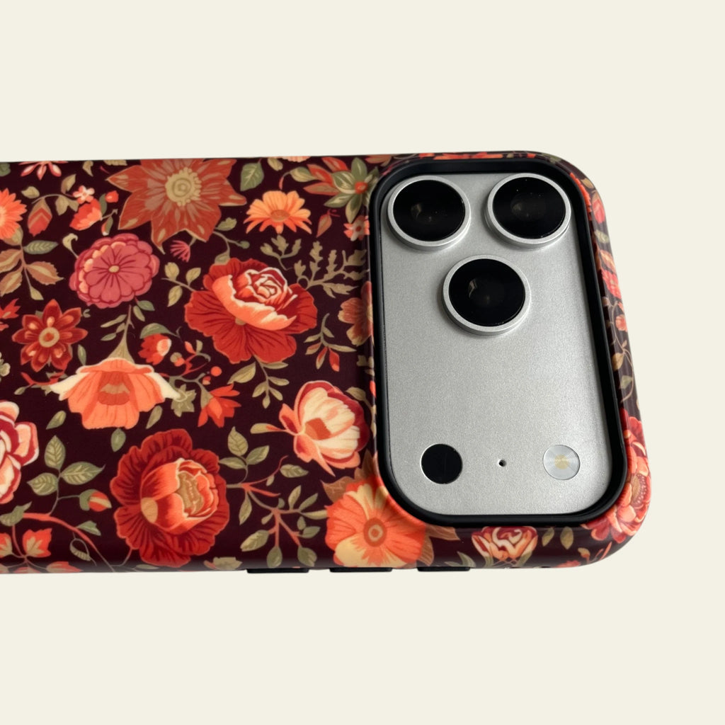 Detailed view of the raised camera bezel on the iPhone 17 Pro Max case, ensuring enhanced lens safety and protection.