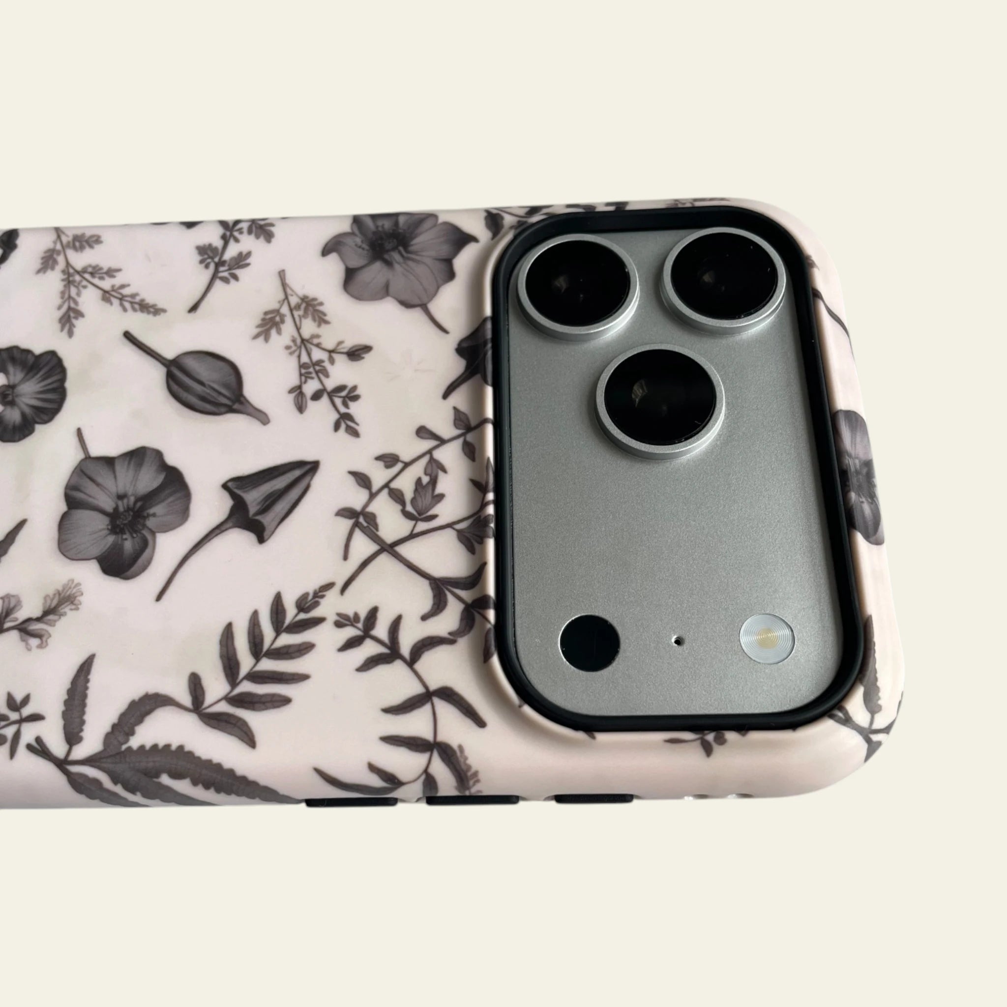 Detailed view of the raised camera bezel on the iPhone 17 Pro Max case, designed for professional lens safety and a seamless aesthetic.
