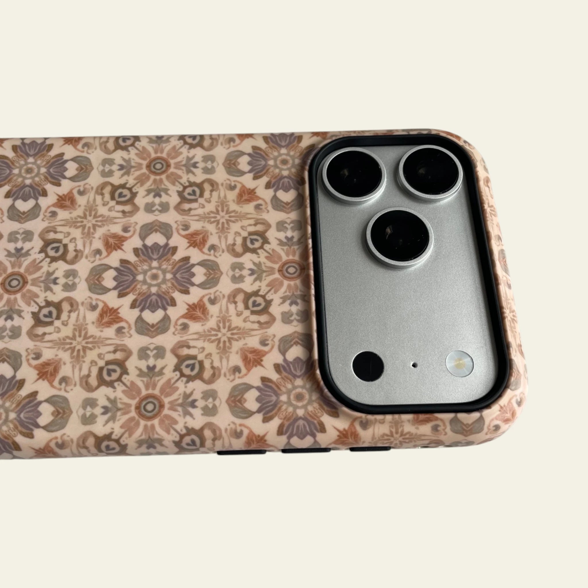 Precision-engineered raised bezel on the iPhone 17 Pro Max case, providing professional camera lens protection.