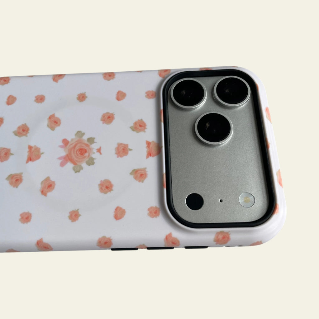 Detailed shot of the raised camera bezel on the iPhone 17 Pro Max case, providing professional lens protection with a clean, high-end profile.