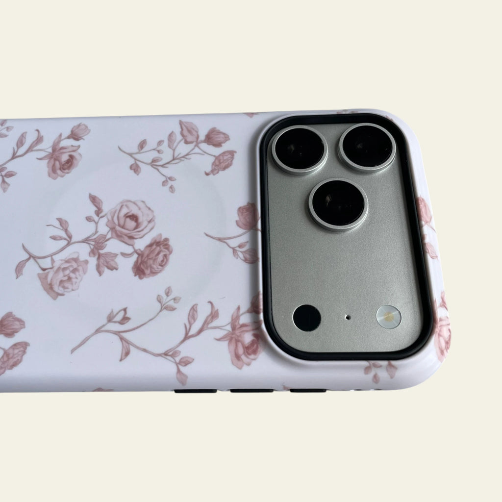 Detailed shot of the raised camera bezel on the iPhone 17 Pro Max case, ensuring professional-grade lens protection.